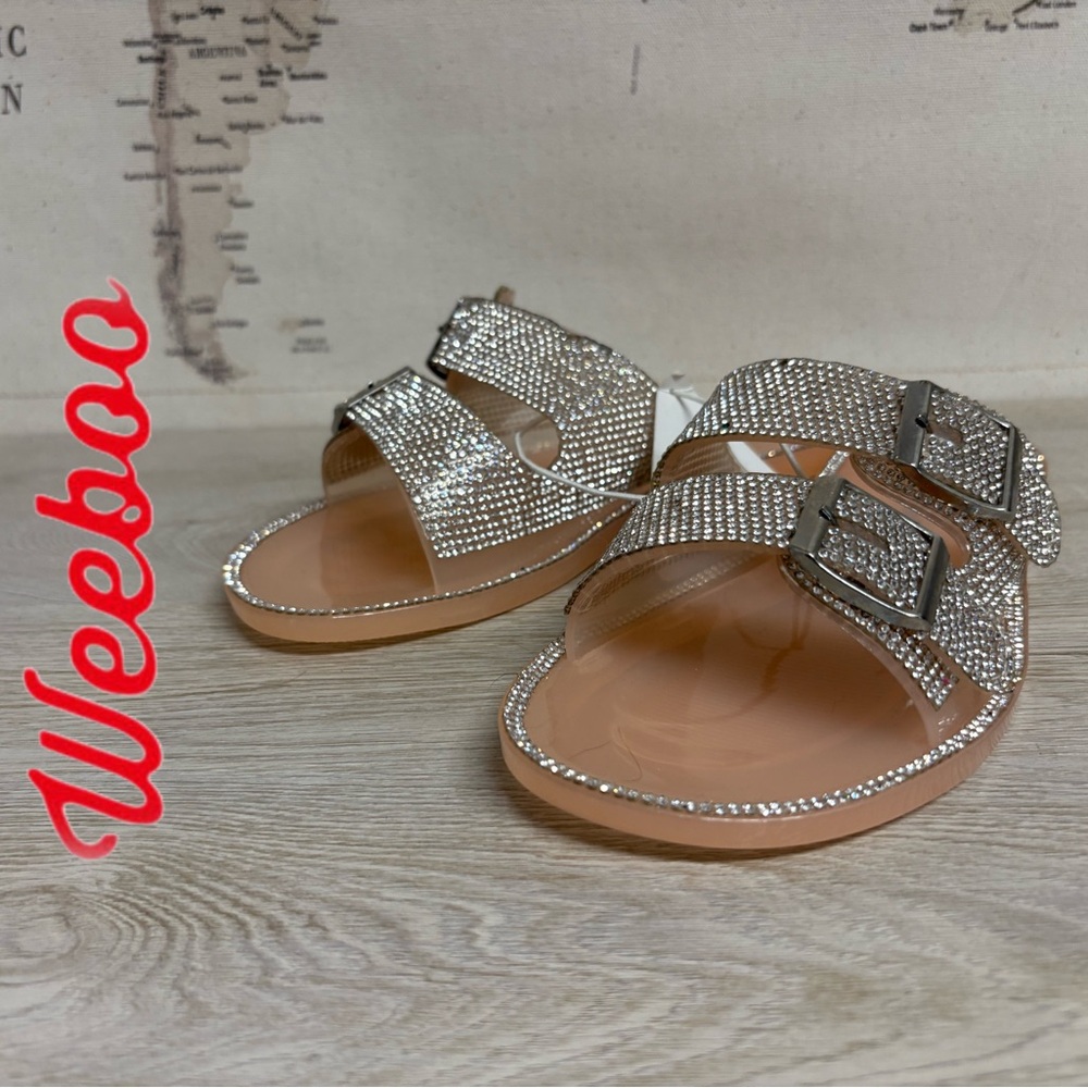 Women's Sparkling Silver Sandals